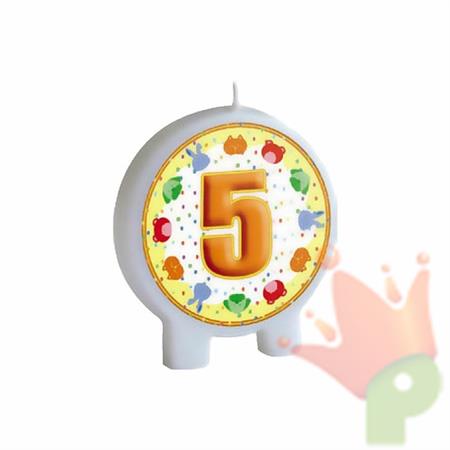 CANDELINA NUMERO 5 ROTONDA