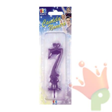 CANDELINA MAXI NUMERO 7 VIOLA