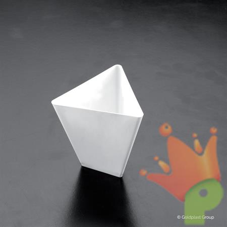 COPPETTA 67MM 70CC TRIANGOLO BIANCO 25PZ