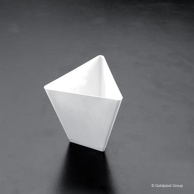 COPPETTA 67MM 70CC TRIANGOLO BIANCO 25PZ