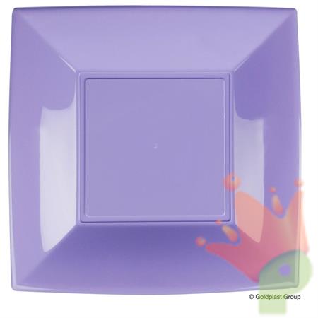 PIATTO PIANO NICE LILLA 8PZ