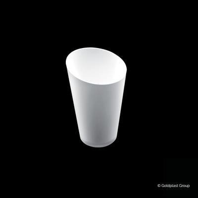 BICCHIERINO 50MM 70CC CONICO ALTO BIANCO 25PZ
