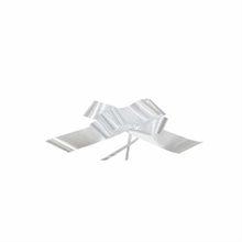 COCCARDE FLOWER E 1600  MM 31/50 COL 01 BIANCO 50PZ