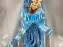 COCCARDE FLOWER TULLE MM 50 AZZURRO COL 06 25PZ