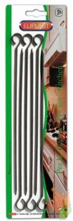 6 SPIEDINI INOX 25CM