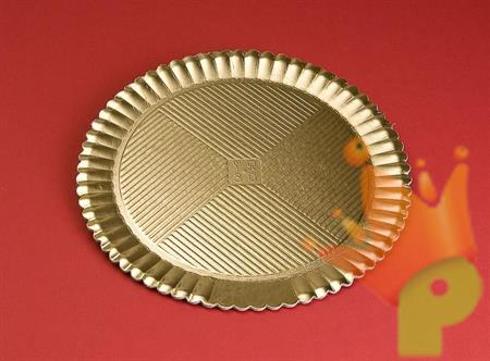 VASSOIO DISCO GIRASOLE ORO D.32CM