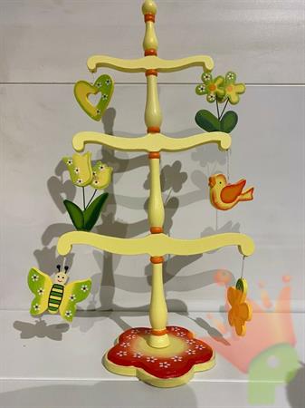 ALBERO DELLA PACE IN LEGNO COLORATO 30 CM