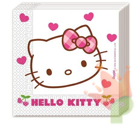 TOVAGLIOLI 33X33 HELLO KITTY HEARTS 20 PZ