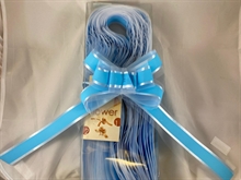 COCCARDE FLOWER TULLE 5322 MM 50 COL 06 25 PZ CELESTE