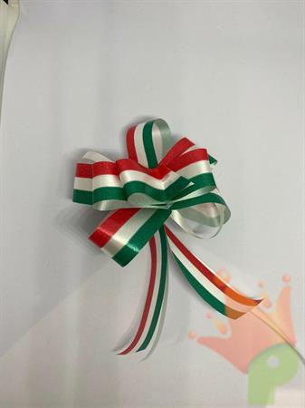 COCCARDE FLOWER TRICOLORE MM 20/40 COL 01 50PZ