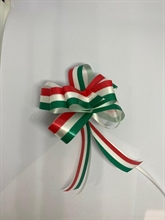 COCCARDE FLOWER TRICOLORE MM 20/40 COL 01 50PZ