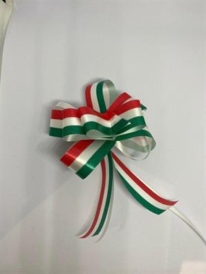 COCCARDE FLOWER TRICOLORE MM 20/40 COL 01 50PZ