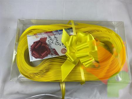 COCCARDE STRIP DOPPIO RASO COL. 13 GIALLO 25 PZ