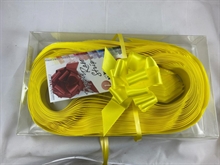 COCCARDE STRIP DOPPIO RASO COL. 13 GIALLO 25 PZ