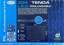 TENDA 304 MAXILED BLU LUCE/F CAVI/B 2X1,5M USO/EST.IP44 PL
