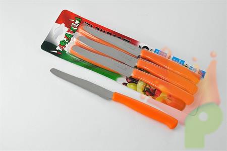 COLTELLI TAVOLA MM1 CM 11 ARANCIO 6PZ