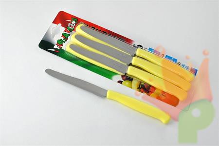 COLTELLI TAVOLA MM1 CM 11 GIALLO 6PZ