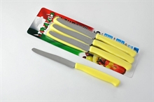 COLTELLI TAVOLA MM1 CM 11 GIALLO 6PZ