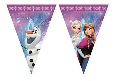 FESTONE BANDIERINE TRIANGOLARI FROZEN NORTHEN 2,3 MT