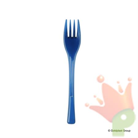 FORCHETTINA DOLCE FLY 14CM BLU TRASPARENTE 50PZ