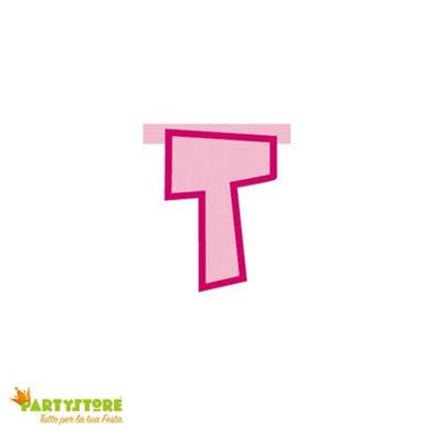 Lettera Party Rosa -T-