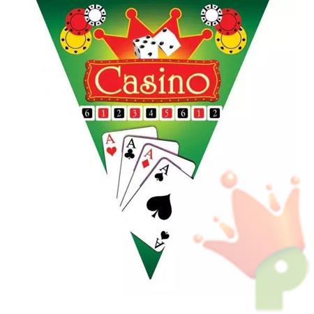 Festone Bandierine 5mt Poker #