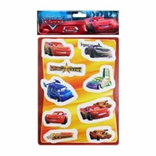 STICKERS CARS 9 PZ 3D #