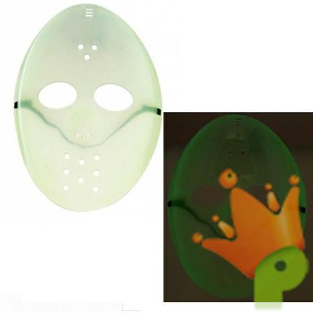 MASCHERA FLUORESCENTE HOCKEY