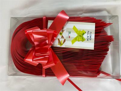 COCCARDE FLOWER FIOCCO E 1600 MM 31/50 COL 07 ROSSO 50 PZ