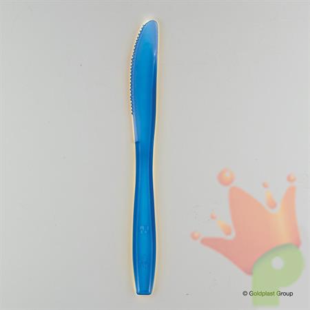 COLTELLI 19CM PESANTI BLU 50PZ