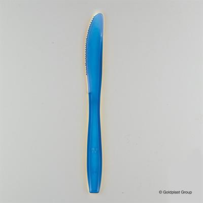 COLTELLI 19CM PESANTI BLU 50PZ