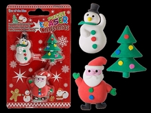 PUZZLE GOMMA DA CANCELLARE FIGURE NATALIZIE 4CM