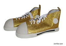 SCARPE SNEAKERS ORO GLITTERATE