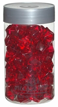 BARATTOLO SASSI ACRILICI ROSSO 27 MM 200 GR