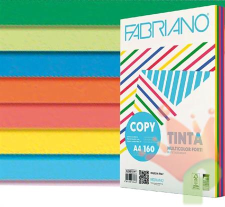 COPYTINTA A4 160GR. MULT. 100FG COLORI FORTI