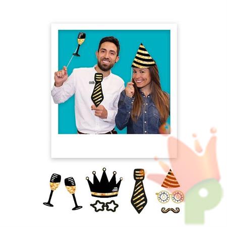 PHOTO BOOTH 20CM CAPODANNO 8PZ