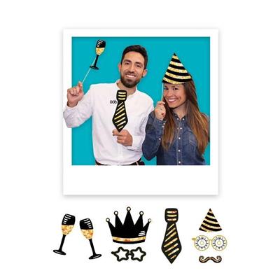 PHOTO BOOTH 20CM CAPODANNO 8PZ