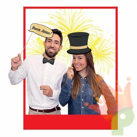 PHOTO BOOTH 20CM CAPODANNO 8PZ