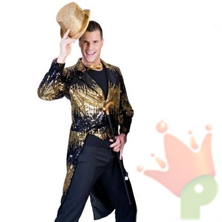 COSTUME FRAC PAIETTATO ORO TG. XS