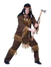 COSTUME INDIANO UOMO ADULTO TAGLIA  56 58