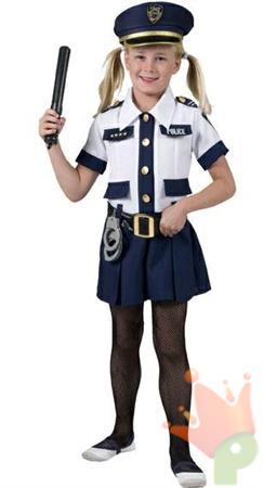 COSTUME POLIZIOTTA BAMBINA 5-6 ANNI - 5-6 ANNI - Party Store