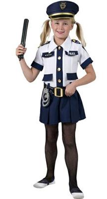COSTUME POLIZIOTTA BAMBINA 5-6 ANNI