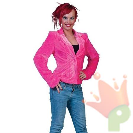 COSTUME GIACCA ROSA PELOSA TAGLIA 44/46