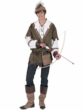 COSTUME ROBIN HOOD UOMO ADULTO TAGLIA  52 54