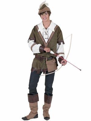 COSTUME ROBIN HOOD UOMO ADULTO TAGLIA  52 54