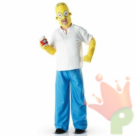 COSTUME HOMER SIMPSON DELUXE ADULTO TAGLIA UNICA