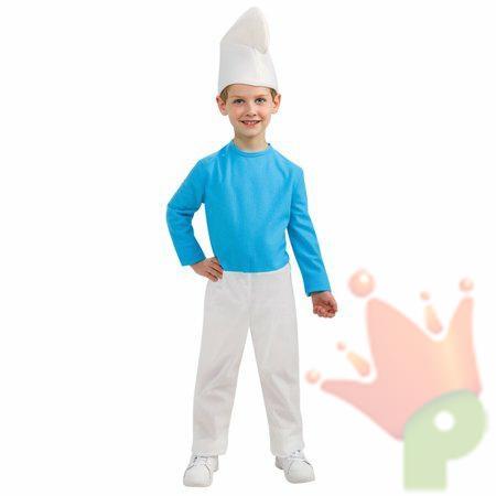 COSTUME PUFFI SMURFS BAMBINO 5-6 ANNI