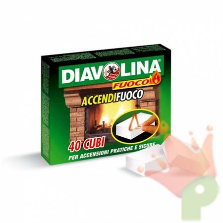 Diavolina Accendifuoco 40cubi