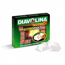 Diavolina Accendifuoco 40cubi