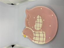 PIATTO GALLINA BIANCA ROSA ASS.